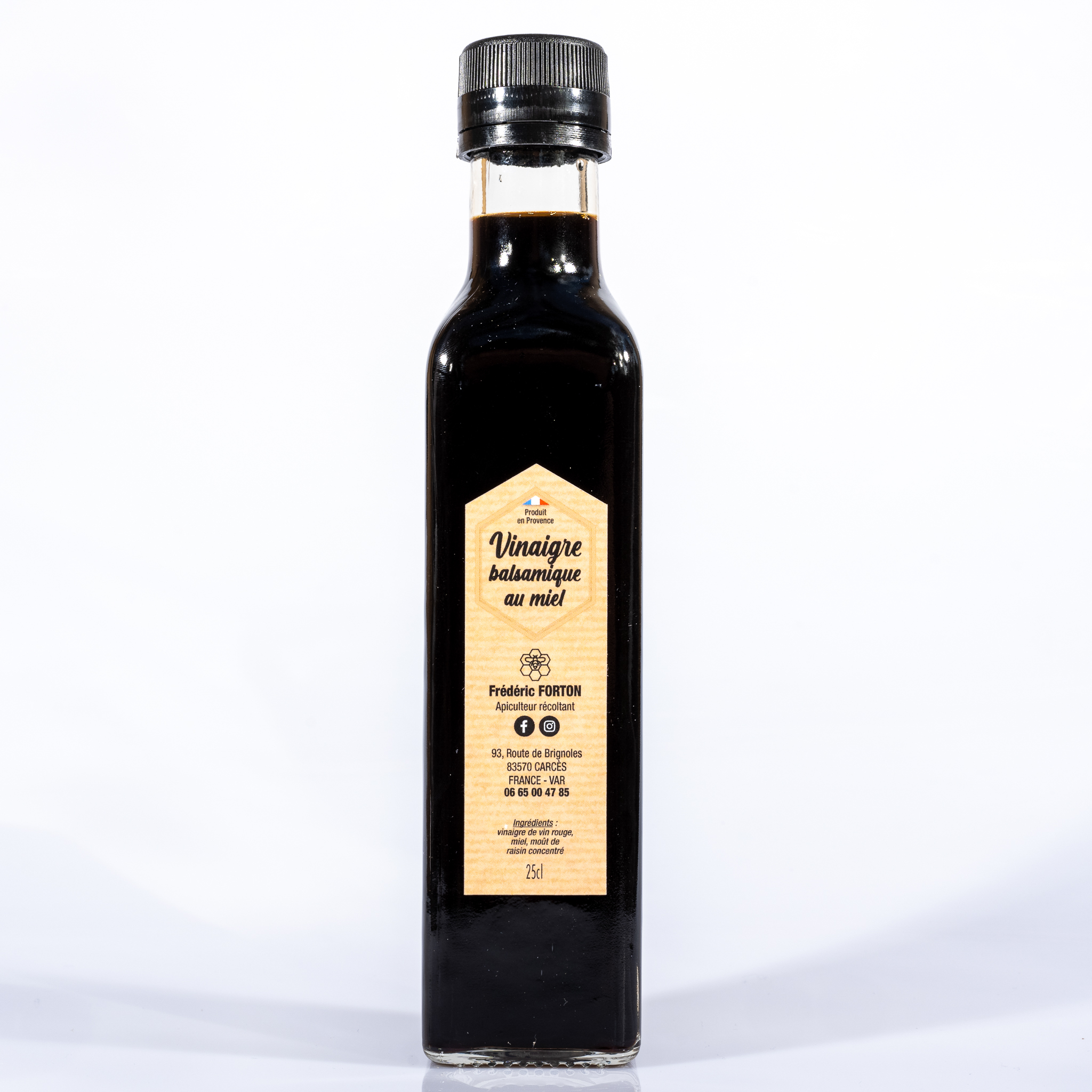 vinaigre Vinaigre balsamique au miel 25 cL – Image 1