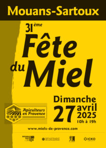 affiche fete du miel mouans sartoux