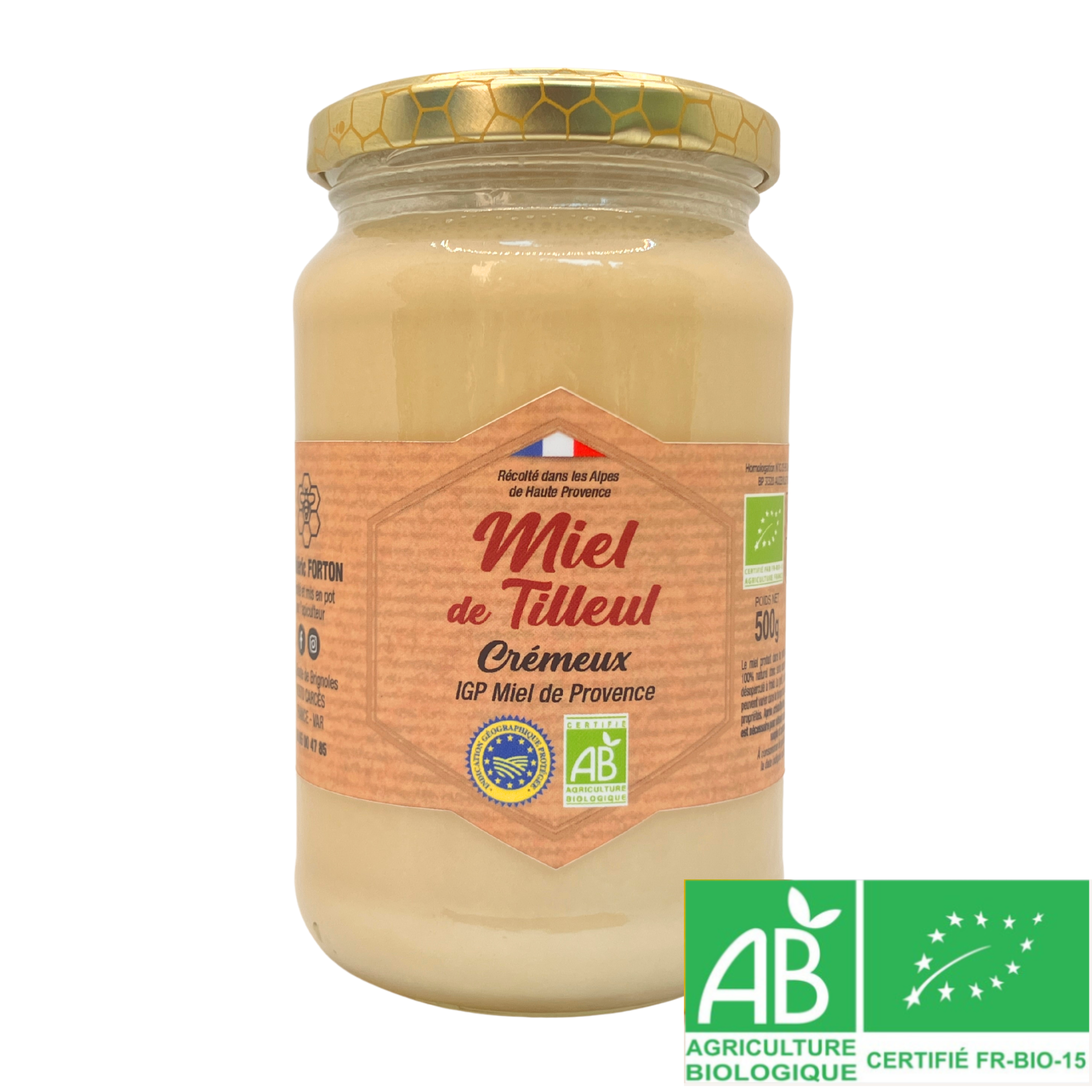 miel tilleul provence bio 500g miel tilleul provence bio 500g